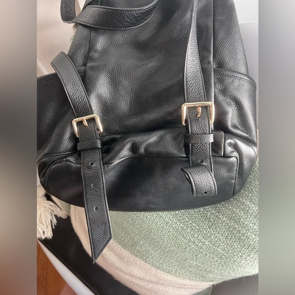 Cole Haan Black Cinch Backpack - Picture 5 of 7